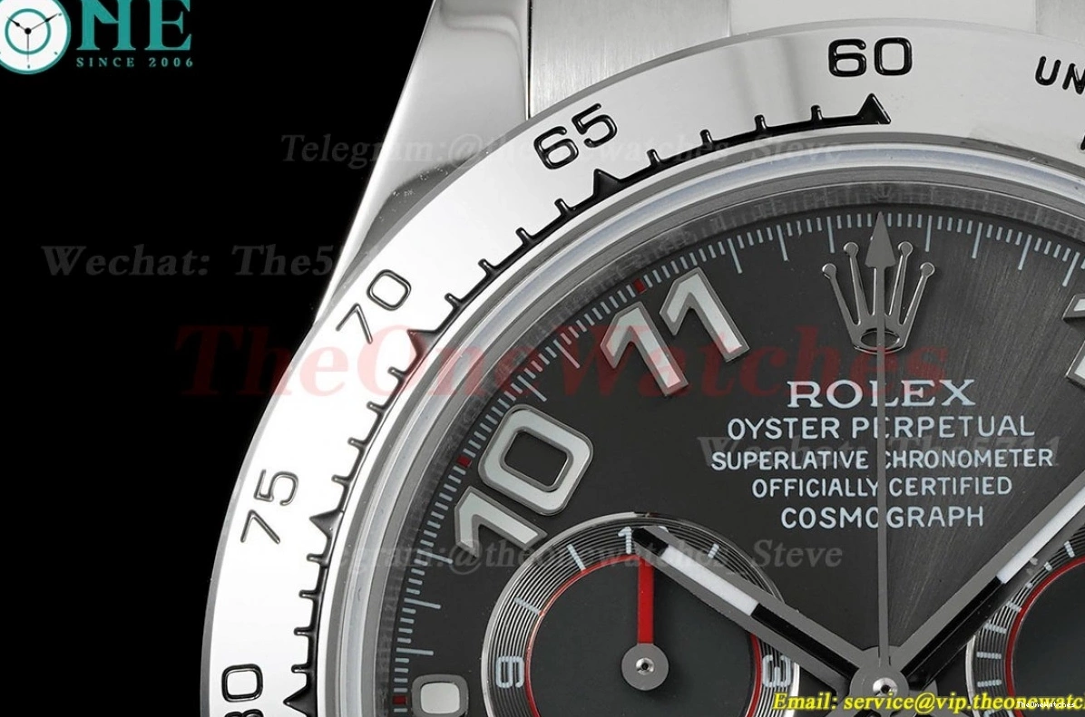 40mm SS Grey SS Daytona Dial A7750 OMF 116509 1227